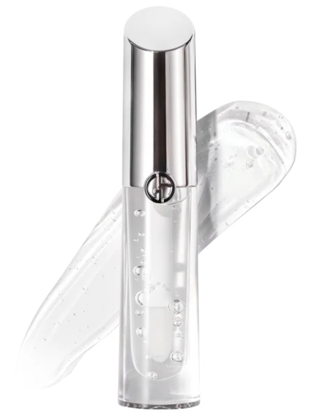 Armani Beauty Prisma Glass Hydrating Lip Gloss with Squalane-01 Clear Shine